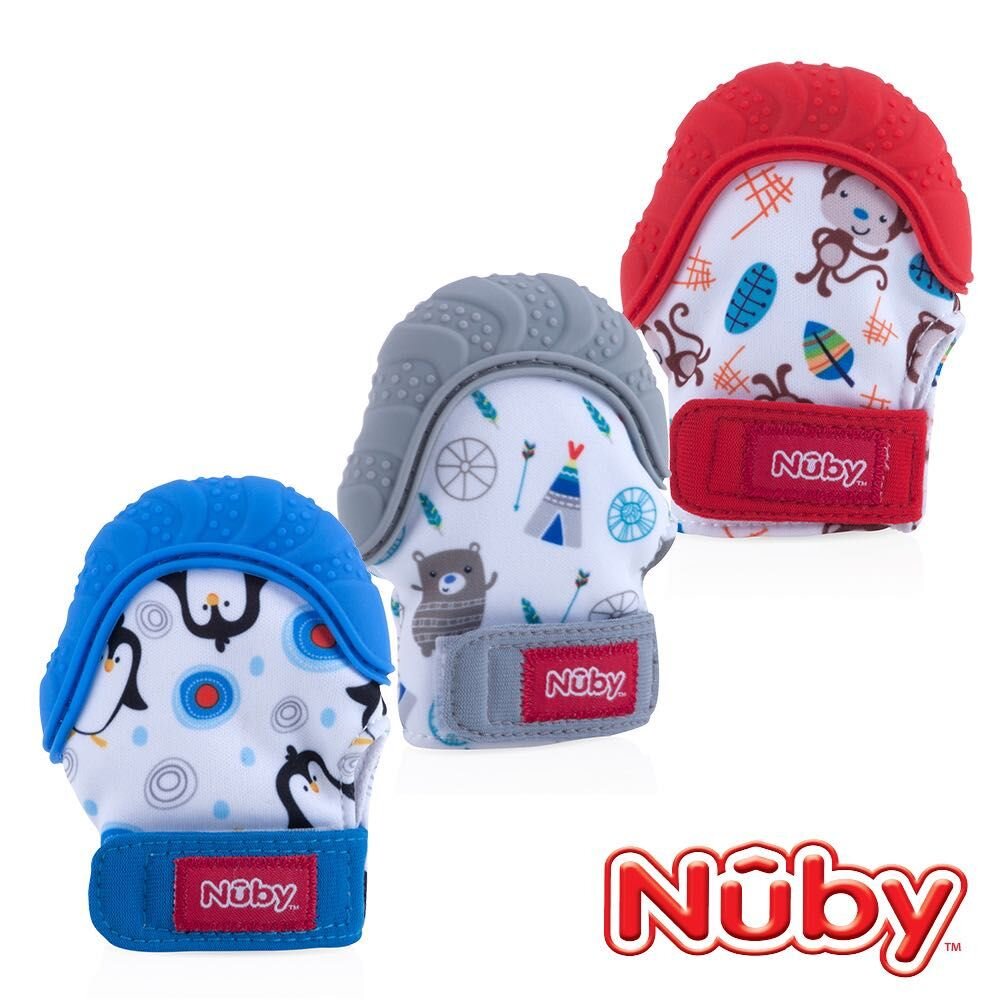  NUBY 咬咬固齒手套