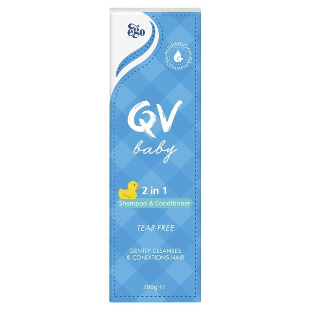 24688023277-【QV 意高 Baby 2in1 嬰幼兒二合一洗護髮 200g】現貨 澳洲境內版 洗髮精 護髮素 二合一