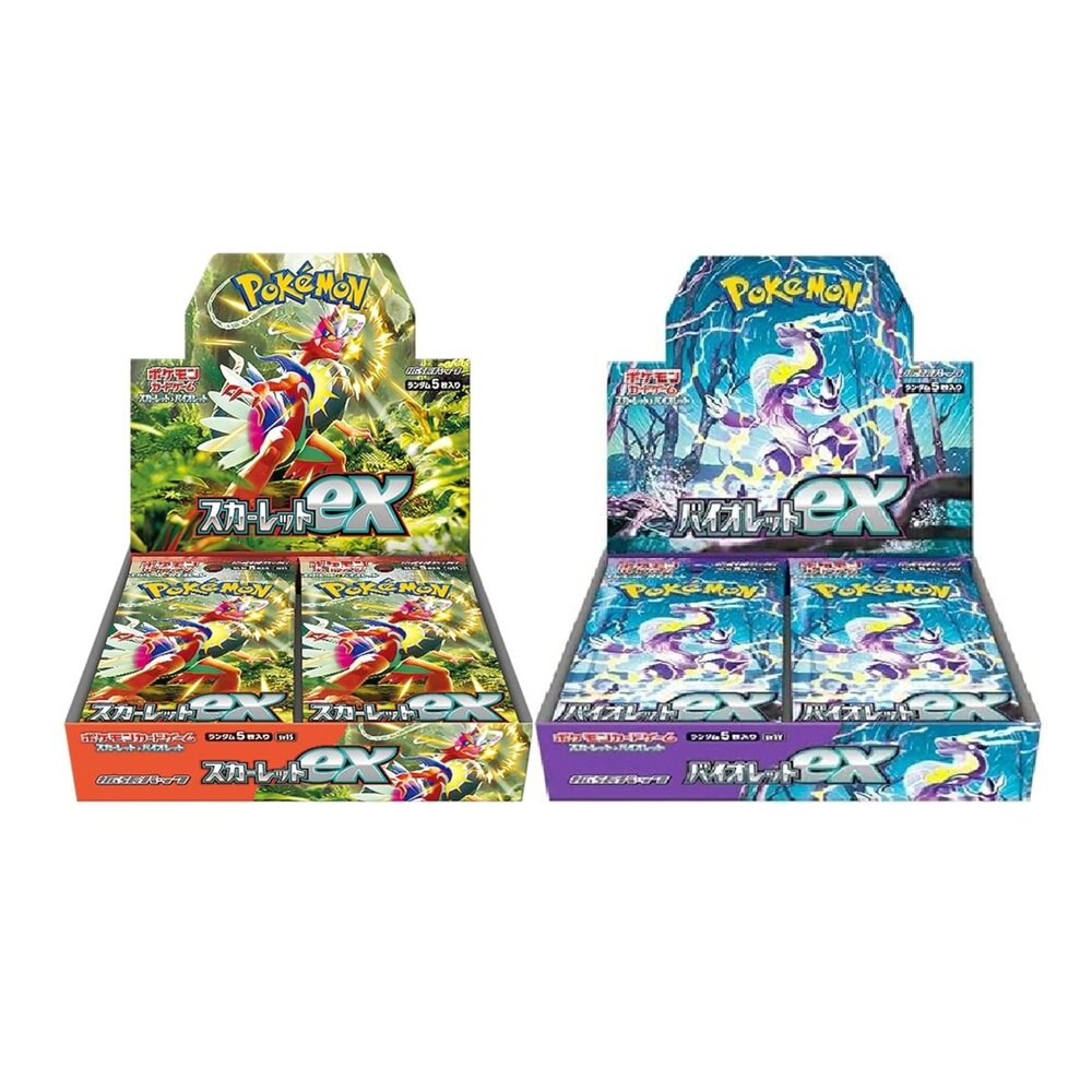 250113164017-【Pokémon TCG 寶可夢集換式卡牌遊戲 擴充包「朱EX」/「紫EX」】現貨 日本境內版 POKEMON現貨 日本