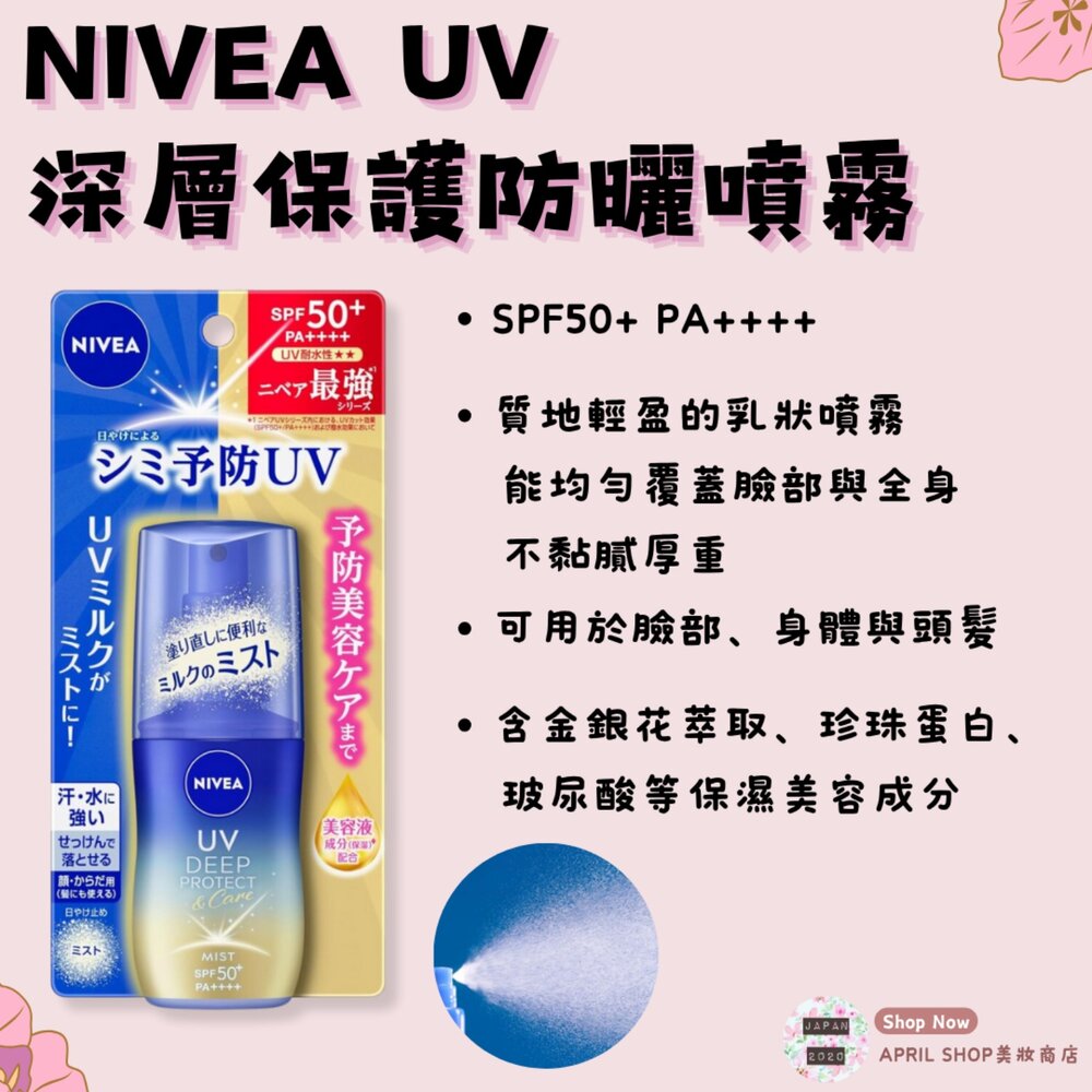 250603105428-【NIVEA UV Deep Protect & Care 深層保護防曬噴霧 60ml】現貨 日本境內版現貨 日本境內版