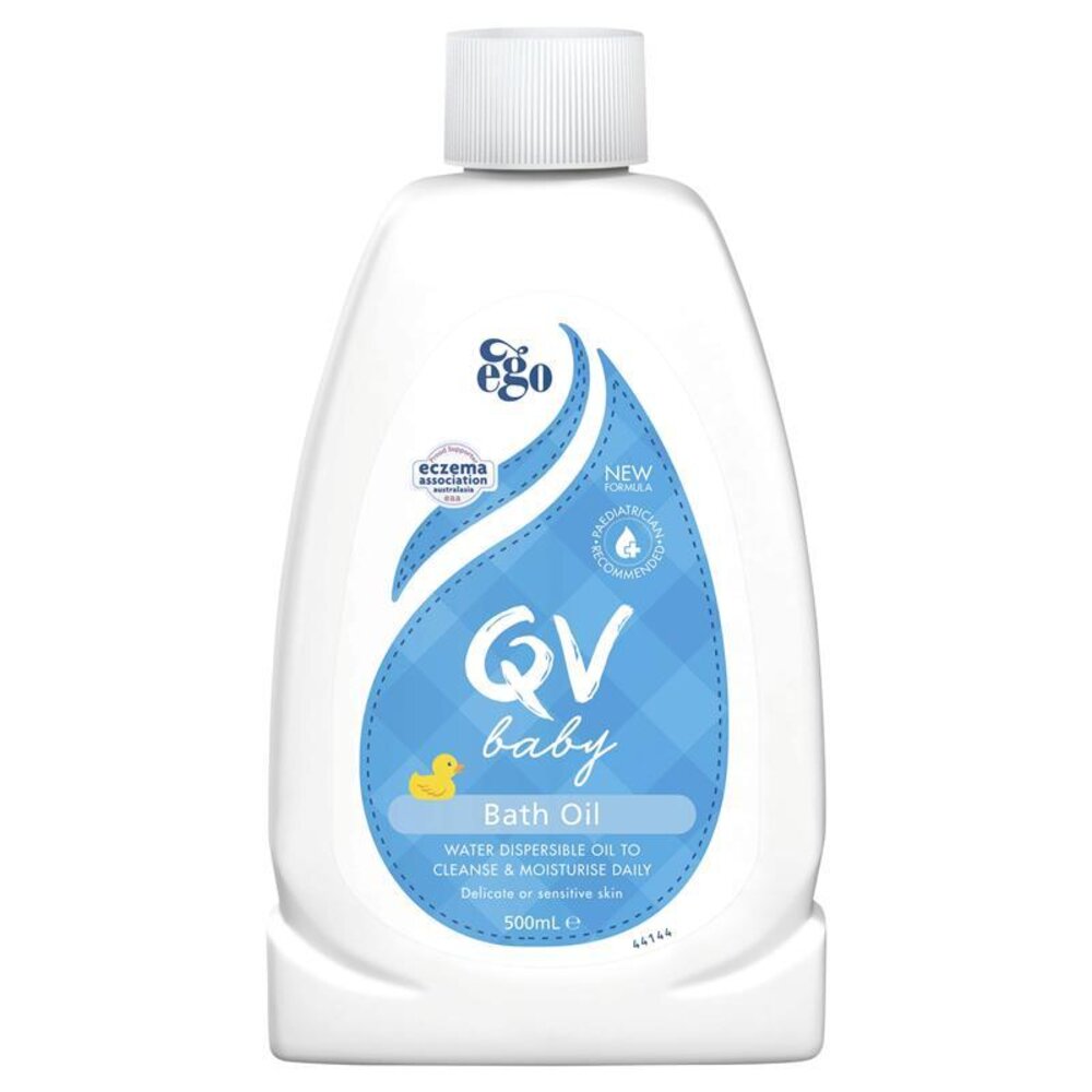 27216484411-【QV 意高 嬰幼兒潤膚沐浴油 Bath Oil 500ml】現貨 澳洲境內版