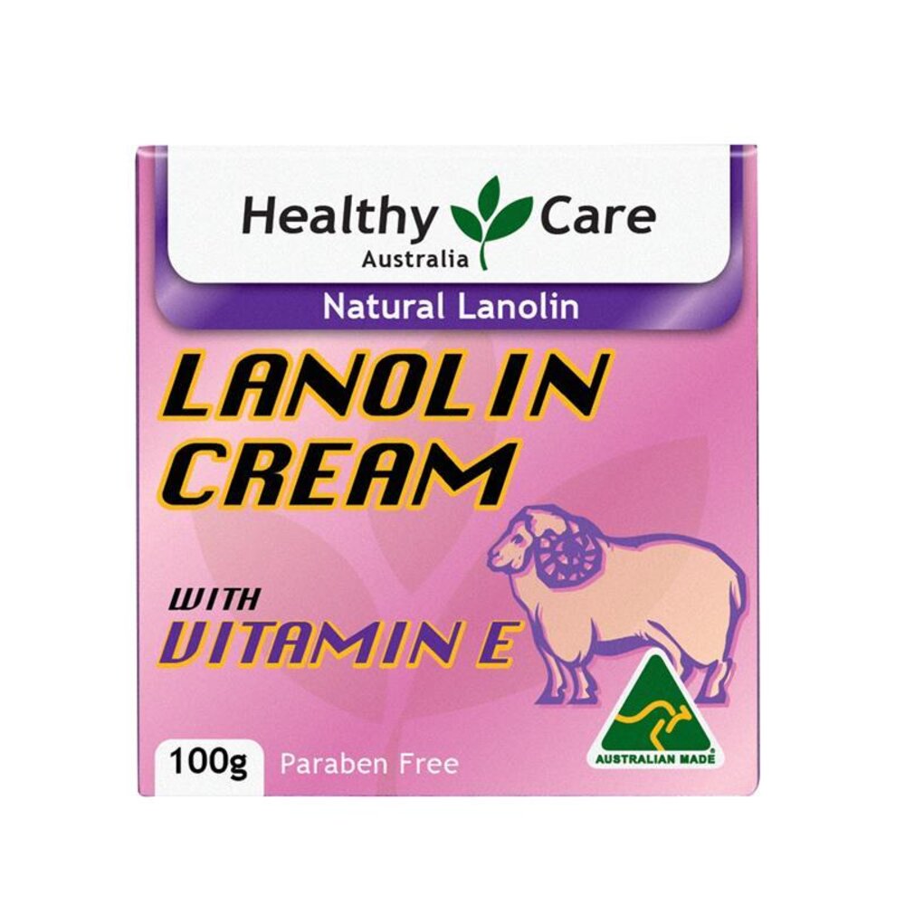 29414986071-【Healthy Care 澳世康 維他命E綿羊油霜 100g】現貨 澳洲境內版 保濕滋潤 維他命E 甘油 天然產品