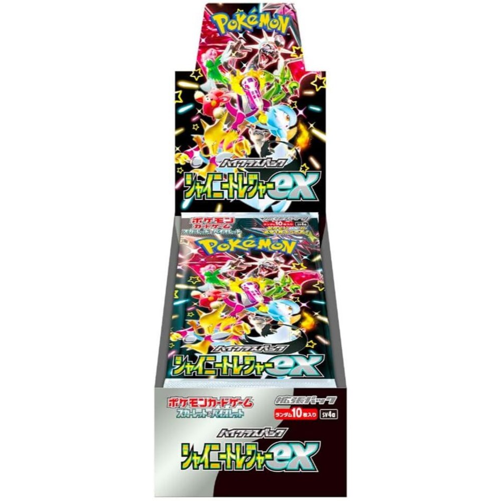 29970925662-【PTCG 寶可夢卡牌 朱&紫 高級擴充包 閃色寶藏EX－SV4A 一盒10包入】現貨 日本境內版 POKEMON現貨