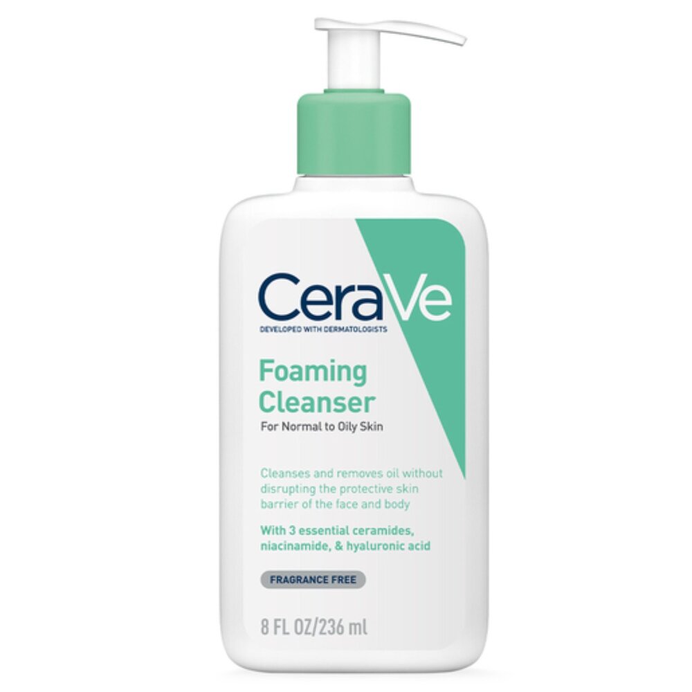 KUMI0099-【CeraVe 清潔系列 溫和泡沫潔膚露 236ml (淺綠)】現貨 澳洲境內版 熱銷款現貨 日本境內版
