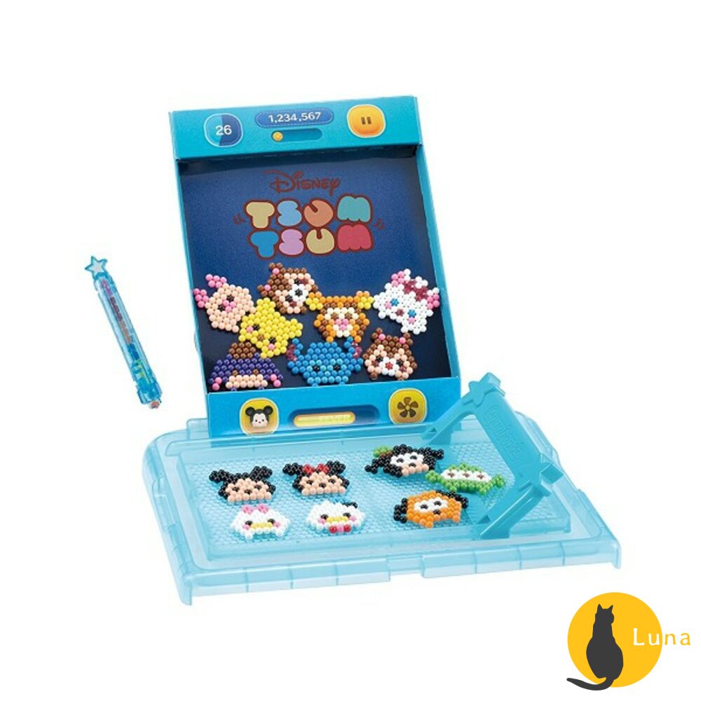 【新年限時特惠】日本 EPOCH 水串珠 Tsum Tsum 920顆 豪華組 補充包 迪士尼授權 收納盒 disney-圖片-2