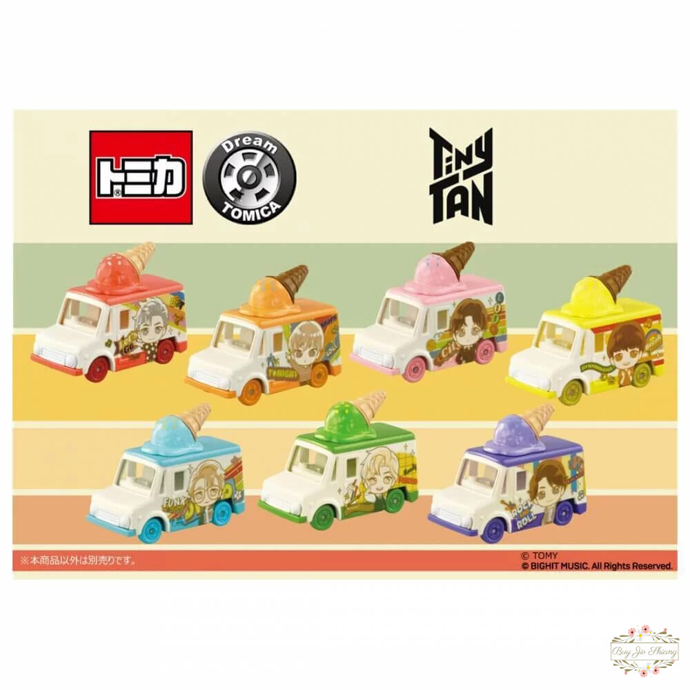 000043-Dream賣場三🌟防彈少年團、BTS🌟日本 多美 小汽車 小車 RM V 柾國 JIN Tomica