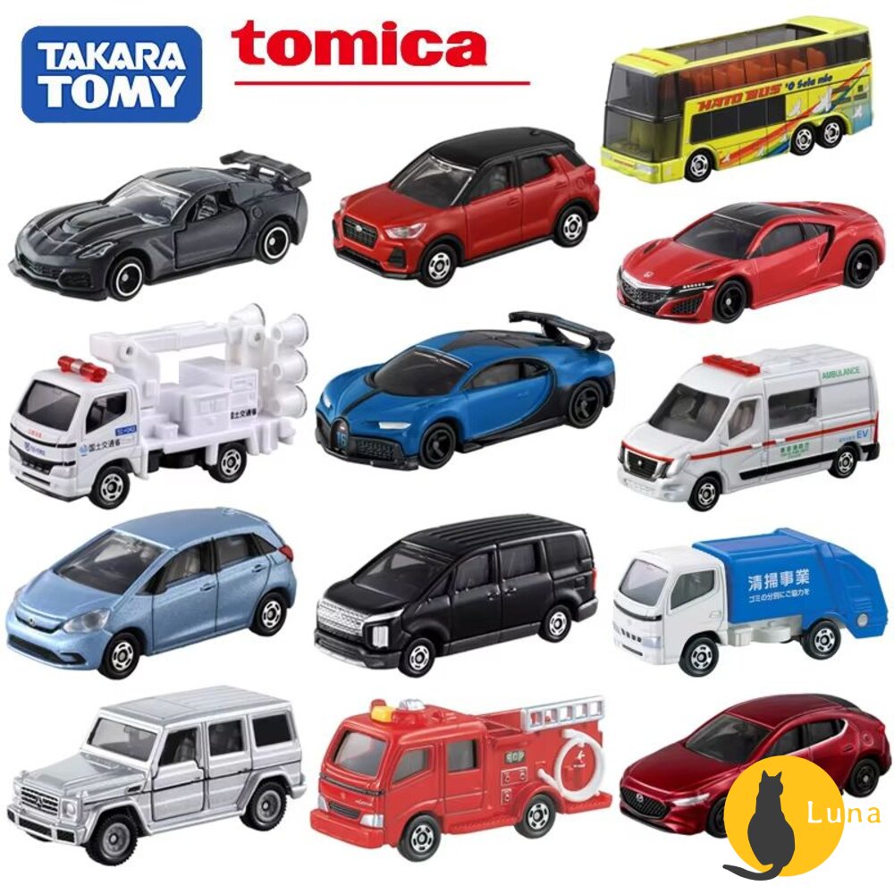 編號106~120Tomica公司貨多美小汽車全新無拆膜紅白盒小車汽車多美模型車