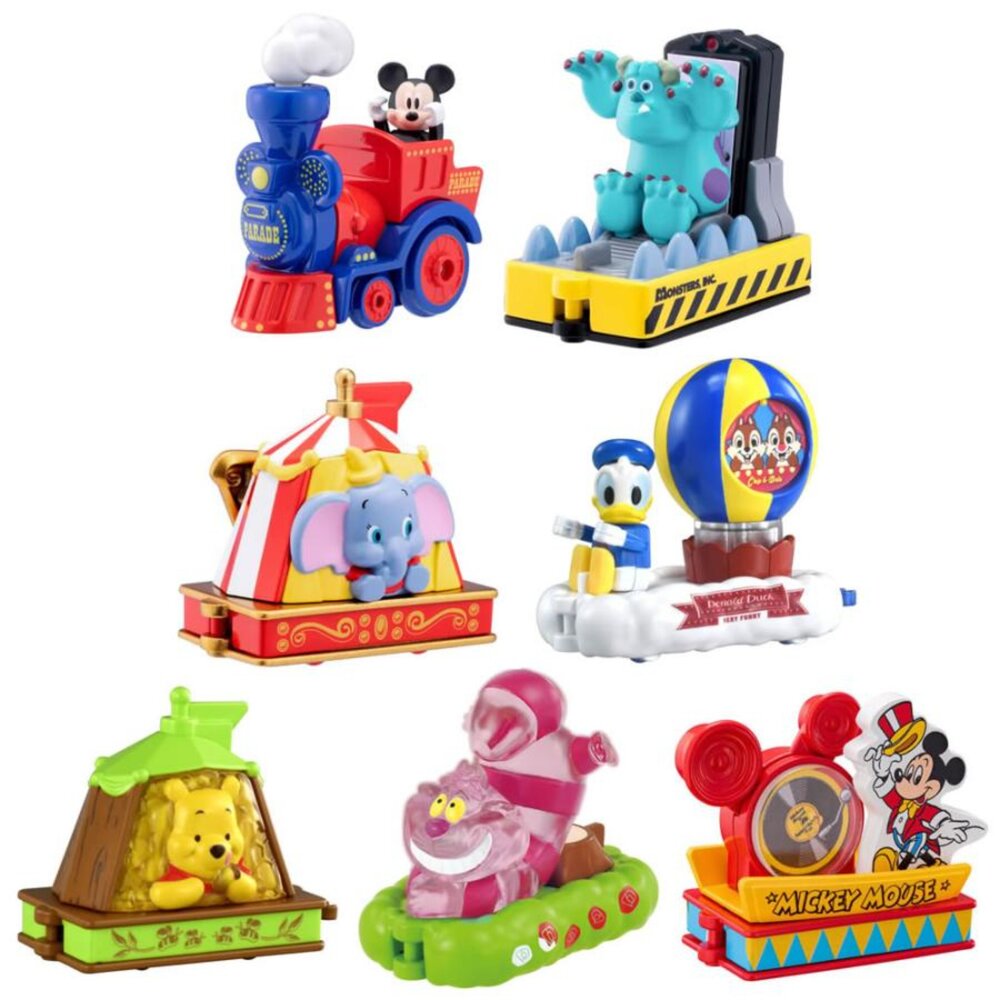 000056-Tomica 迪士尼賣場2🌟日本 多美小汽車 多美 米奇 米妮 特仕車 遊園列車 小熊維尼