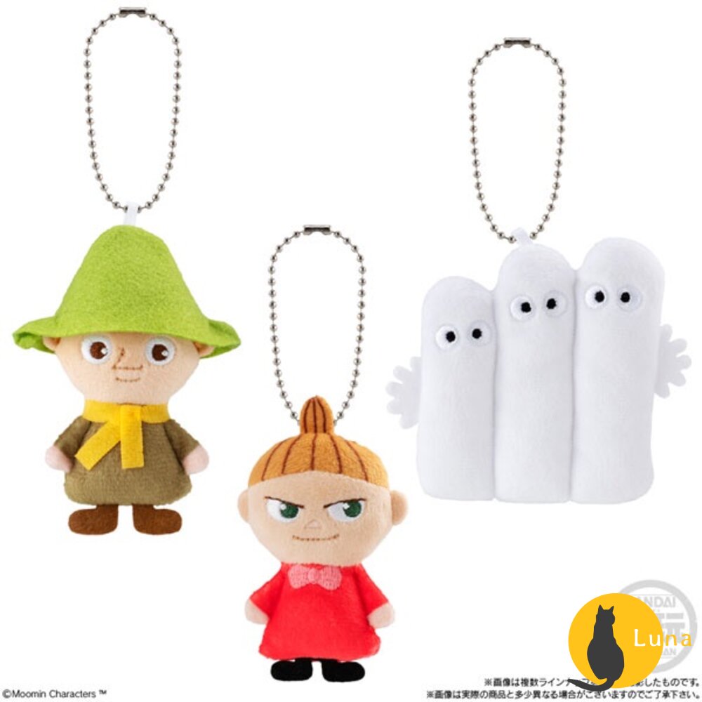 【中標現貨】萬代 BANDAI 盒玩 嚕嚕米 絨毛吊飾 姆明 moomin 魯魯米-圖片-3