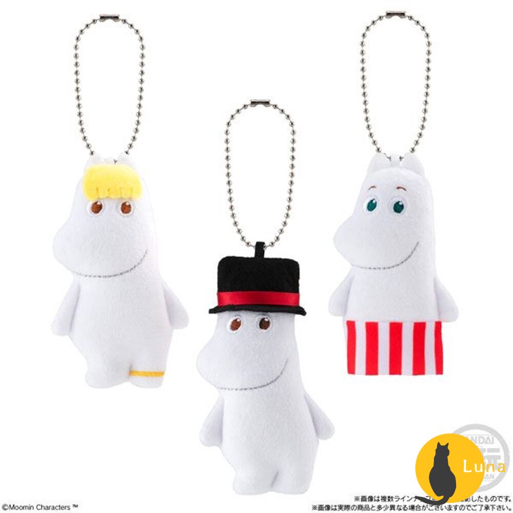 【中標現貨】萬代 BANDAI 盒玩 嚕嚕米 絨毛吊飾 姆明 moomin 魯魯米-圖片-4