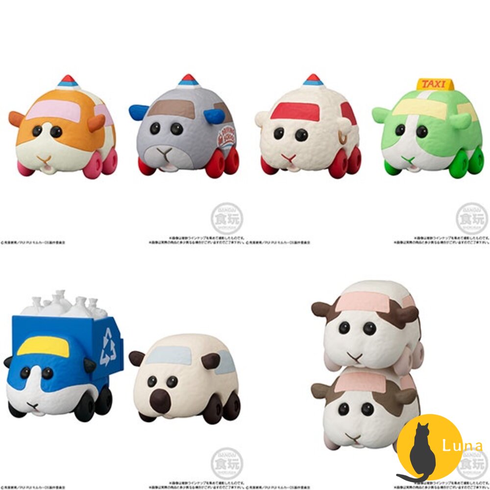 【中標現貨】BANDAI 萬代 天竺鼠車車 好朋友們 PUI PUI 盒玩 公仔 車車 代理商公司貨-圖片-2
