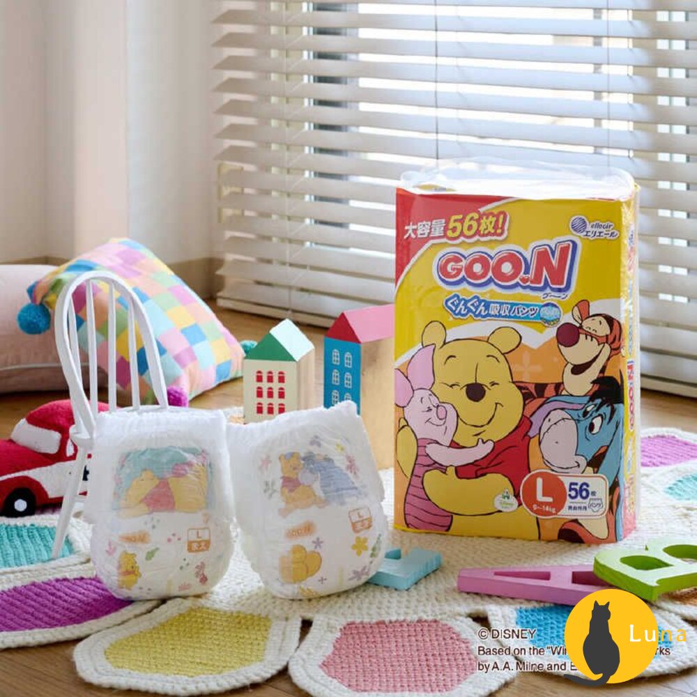 敏感肌&迪士尼🔆日本境內大王黏貼褲型尿布紙尿布紙尿褲拉拉褲GOON