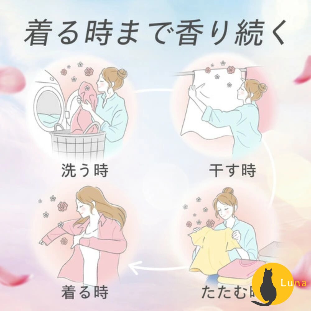 花王 KAO 植粹 柔軟 洗衣精 草本 濃縮抗菌 new beads 鈴蘭洋甘菊 玫瑰木蘭 茉莉麝香-圖片-9