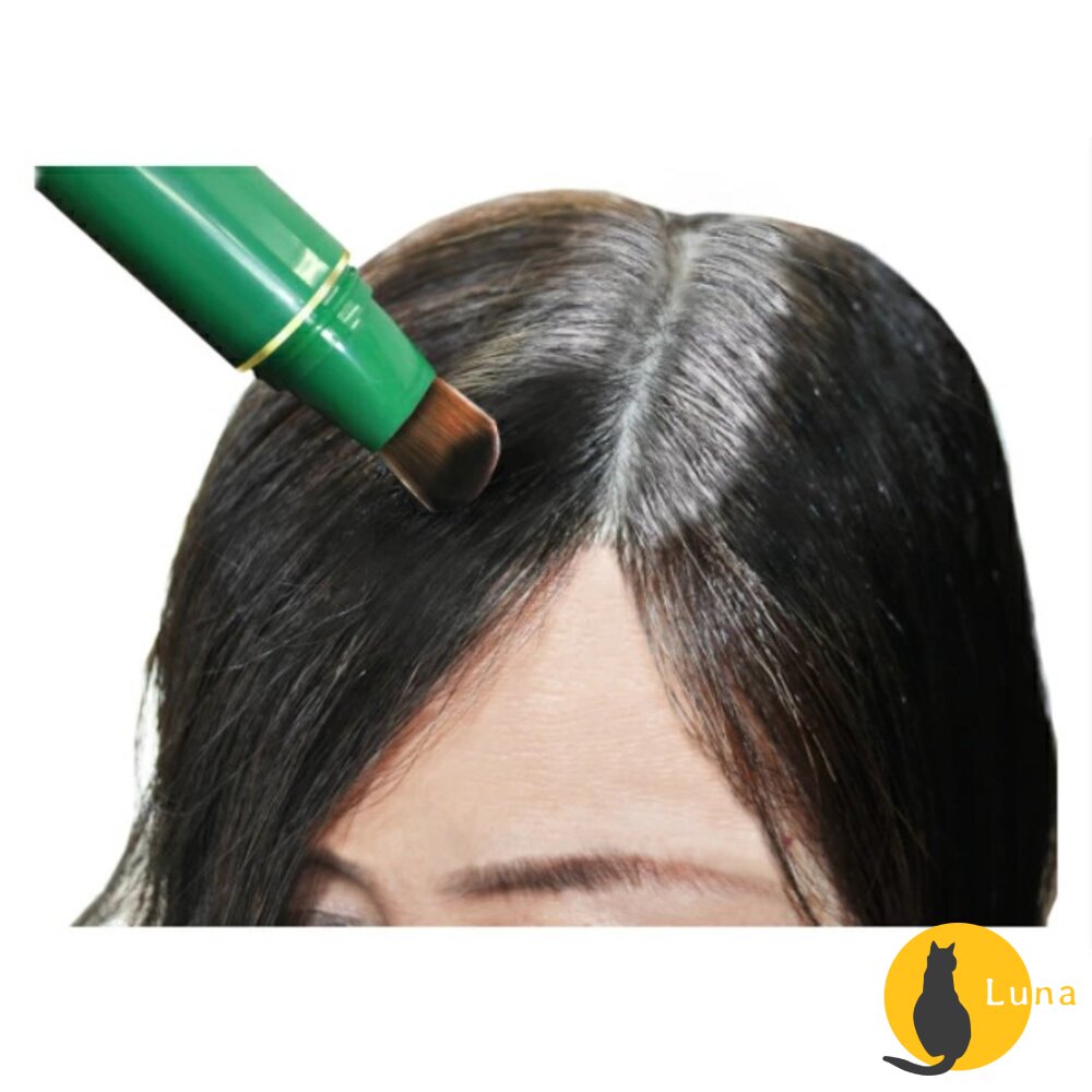 日本 日高昆布 白髮快速補染筆 非持久性 可水洗 黑色 深棕 白髮遮蓋 髮根補染 不傷髮 染髮劑-圖片-6