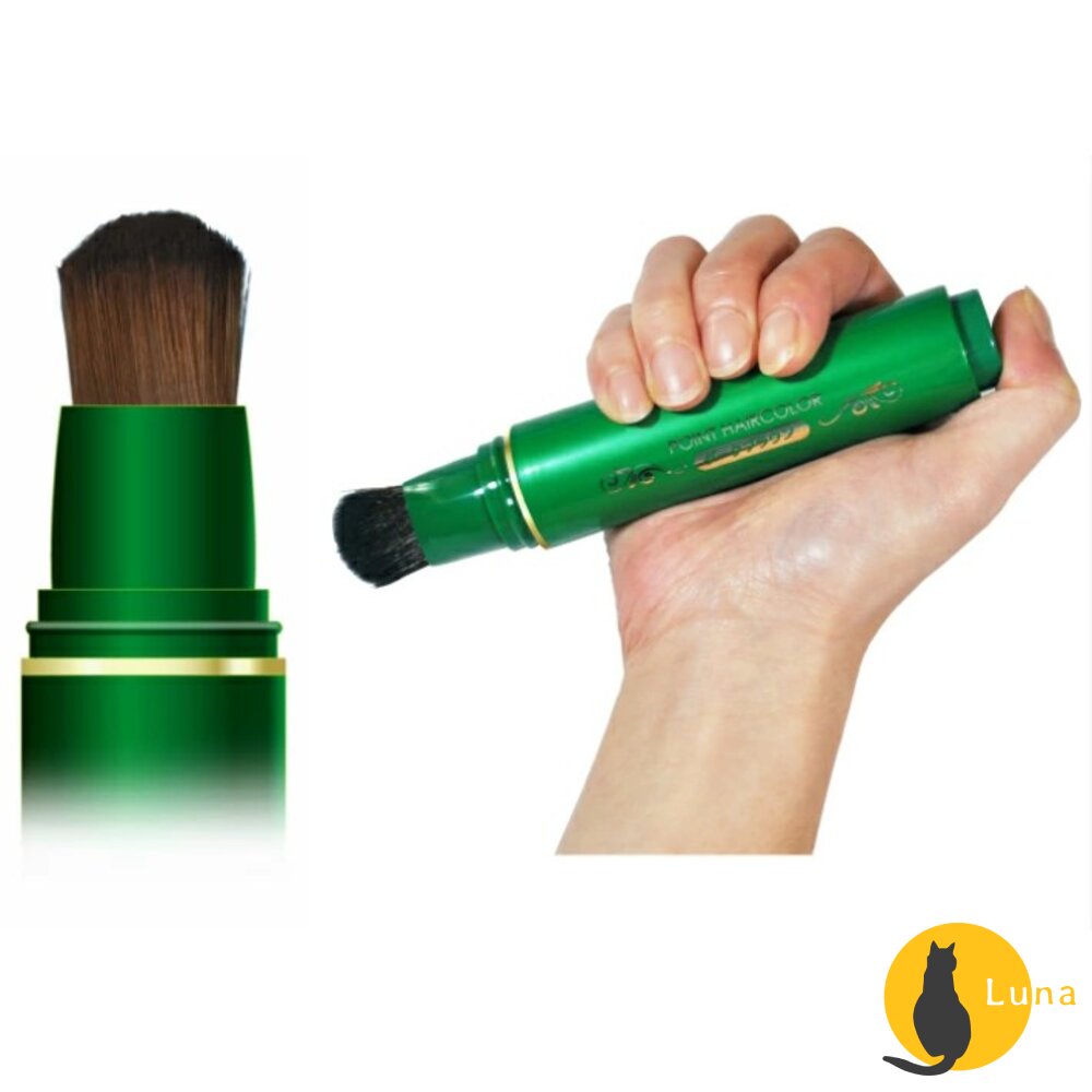 日本 日高昆布 白髮快速補染筆 非持久性 可水洗 黑色 深棕 白髮遮蓋 髮根補染 不傷髮 染髮劑-圖片-8