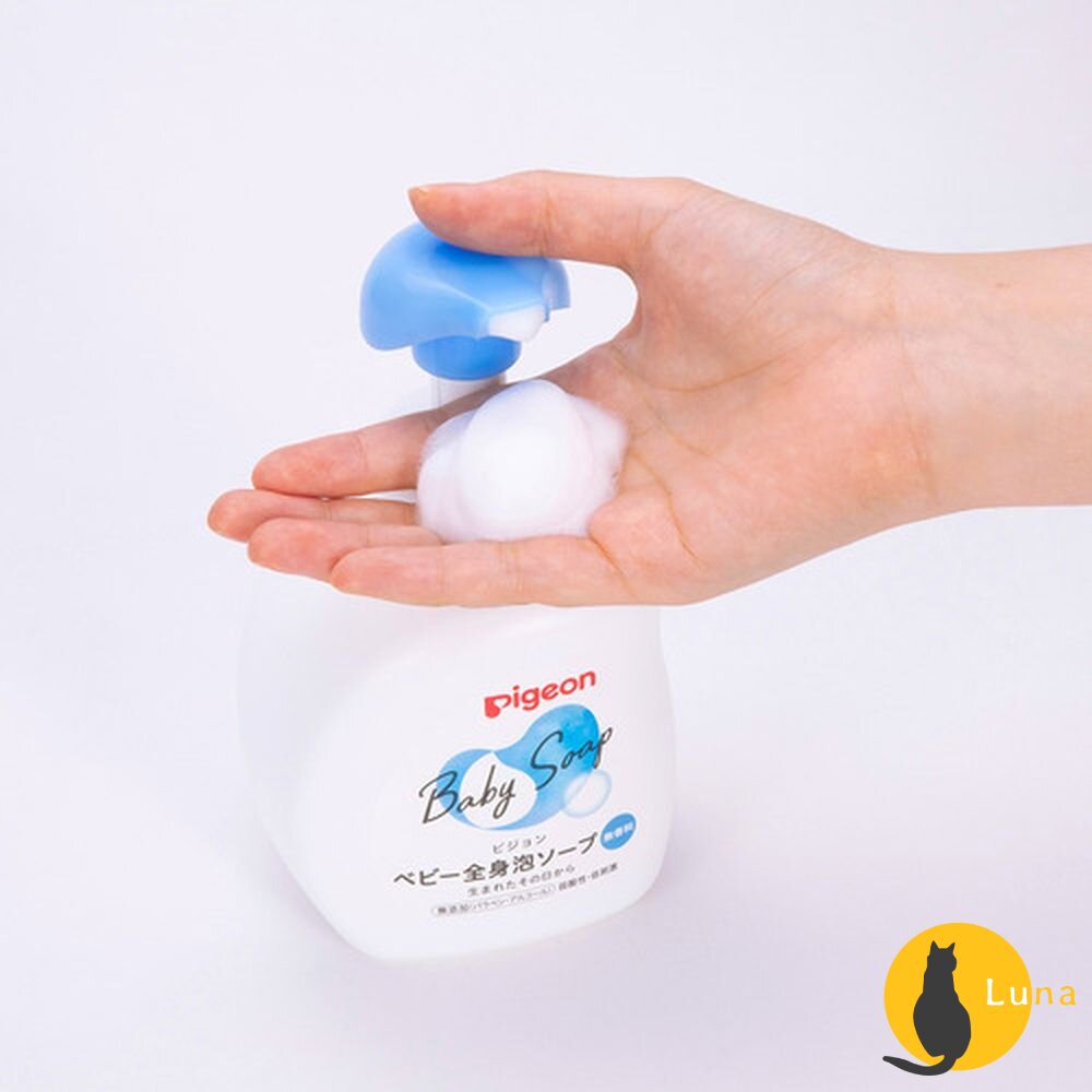 部分買一送一 日本境內版 貝親 Pigeon 泡沫沐浴露 泡沫洗髮精 嬰兒 幼兒 罐裝 補充包 沐浴乳 洗髮-圖片-6