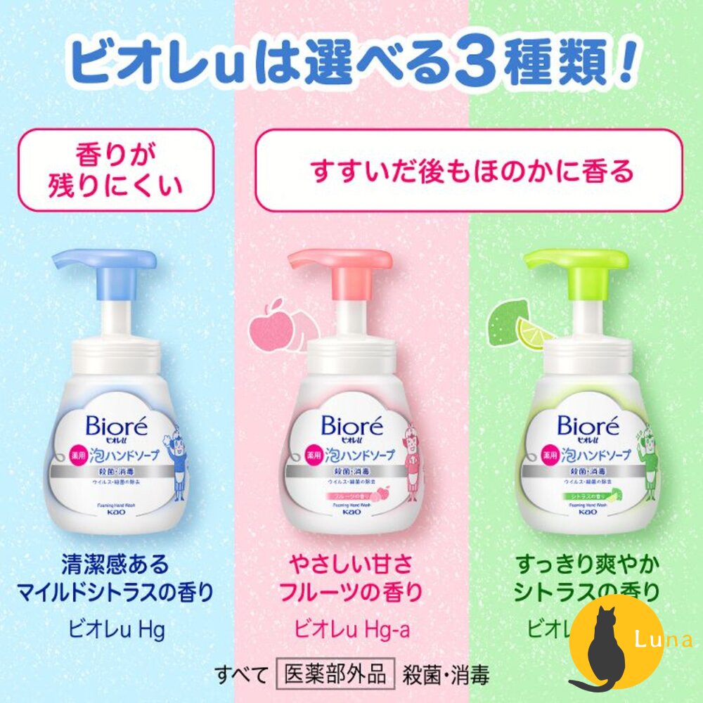 無香新上架 日本境內 花王 Kao Biore 洗手慕斯 泡沫慕斯 洗手泡泡 弱酸性 溫和 抗菌 洗手乳-圖片-7