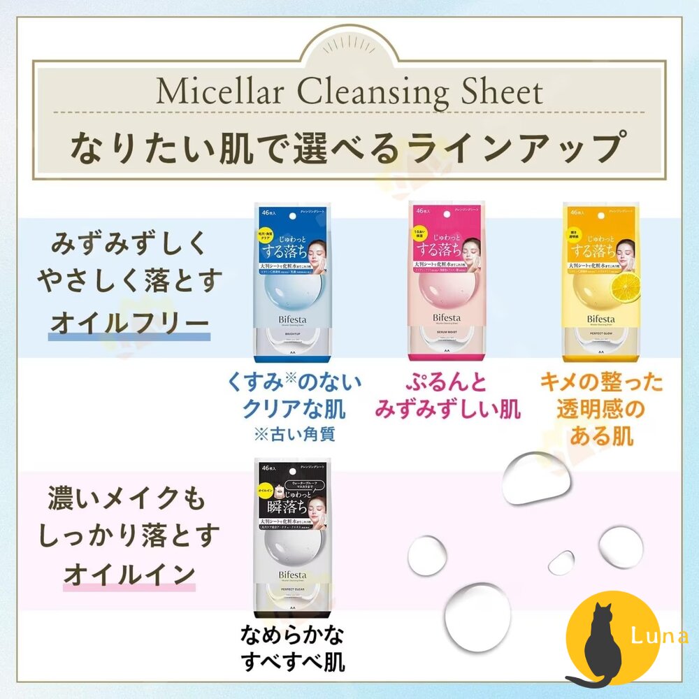 年度優惠中 Bifesta 卸妝棉 卸妝水 碧菲絲特 卸妝濕巾 卸妝巾 眼唇卸妝 溫和 毛孔 補充包-圖片-6