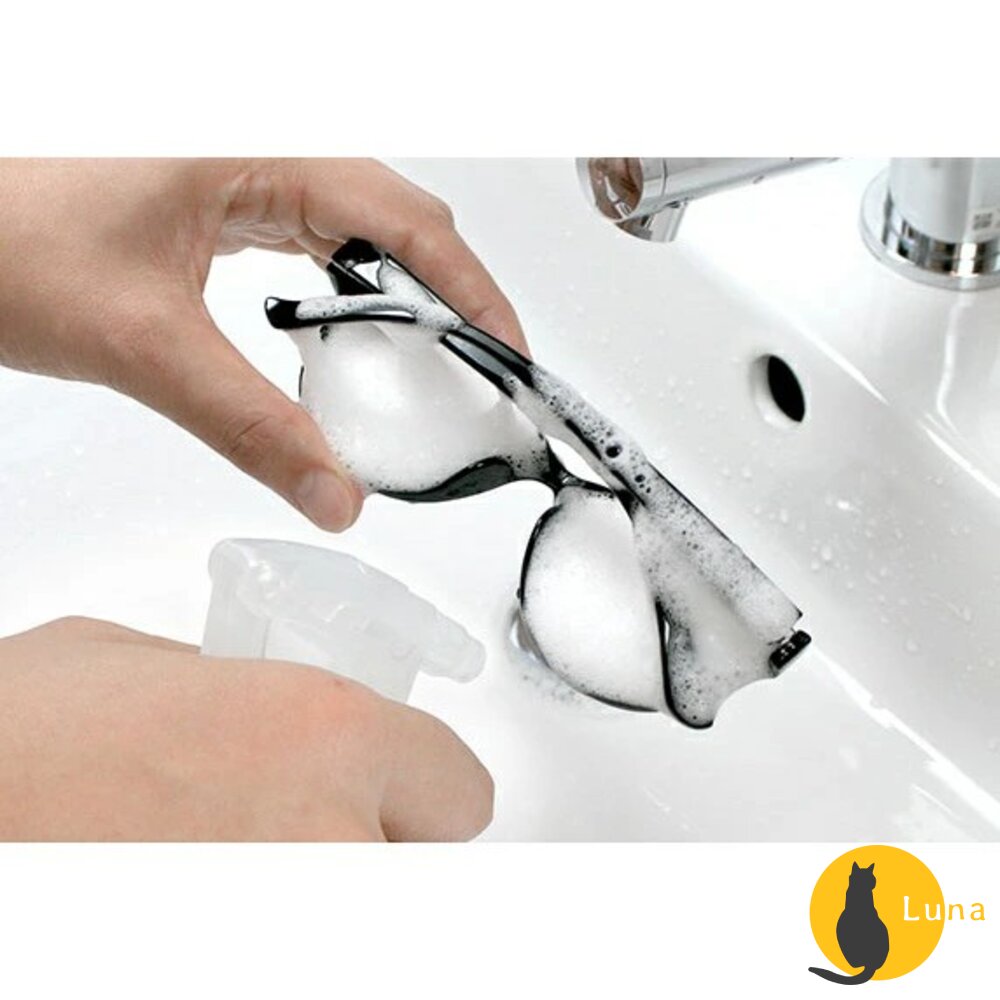 日本境內 Soft99 泡沫眼鏡清洗液 200ml EX除菌 清潔液 中性清潔劑 去除皮脂污垢細菌指紋-圖片-2