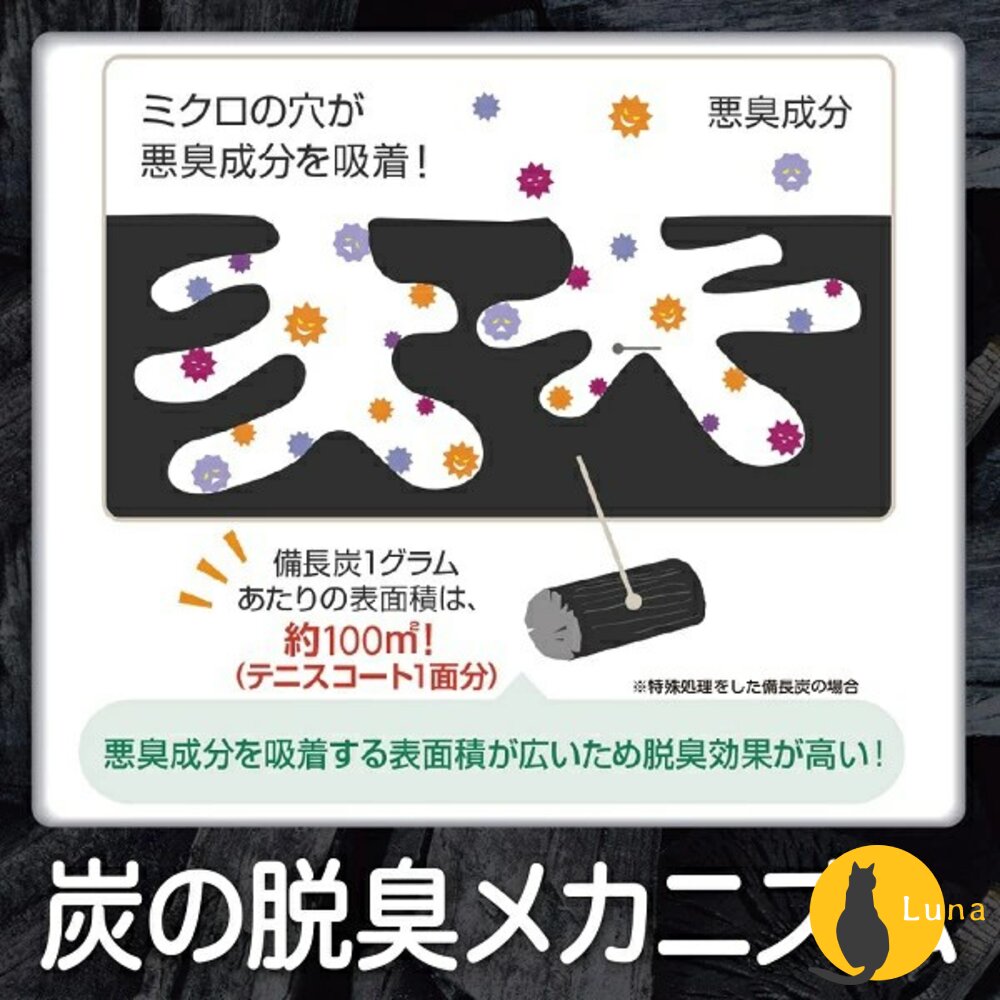 優惠中 日本 ST 雞仔牌 脫臭炭 除臭劑 冷藏室 冷凍室 蔬果室 消臭劑 備長炭 冰箱-圖片-2