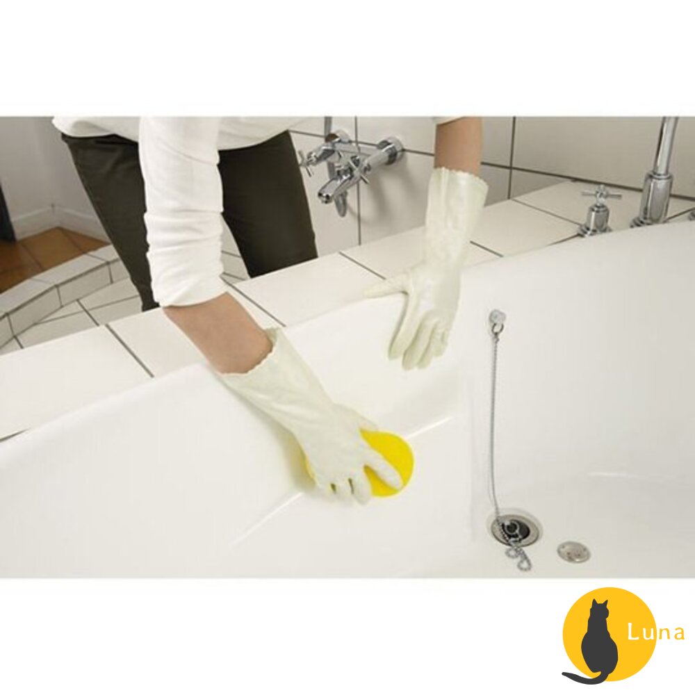 日本 SHOWA 家事手套 清潔手套 洗碗手套 耐油 耐洗 指尖加強 防滑 絨裡 裹綿 內絨毛-圖片-8