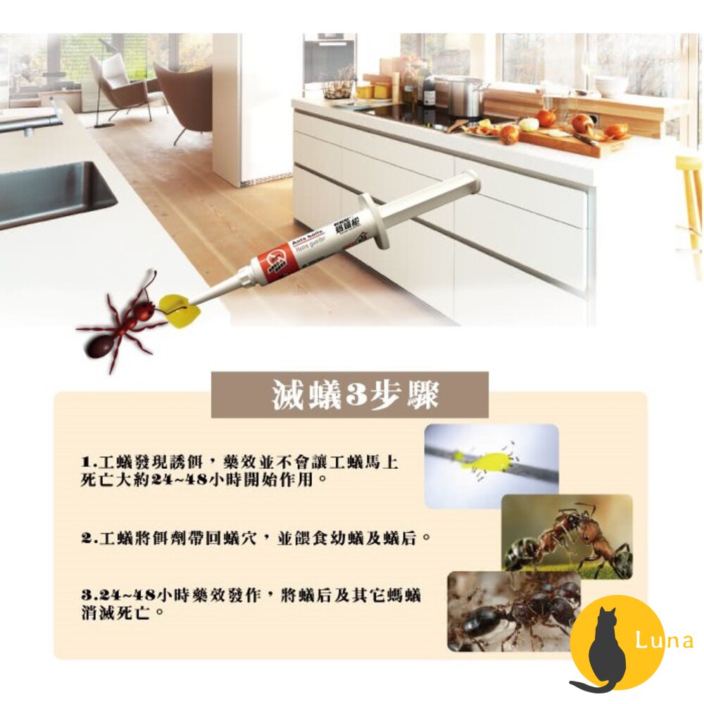 【贈餌劑盒】 螞蟻絕 終極蟻家 輕鬆點 強效滅蟻 PowerfulA+ 螞蟻藥 殺蟻 滅蟻 螞蟻-圖片-2