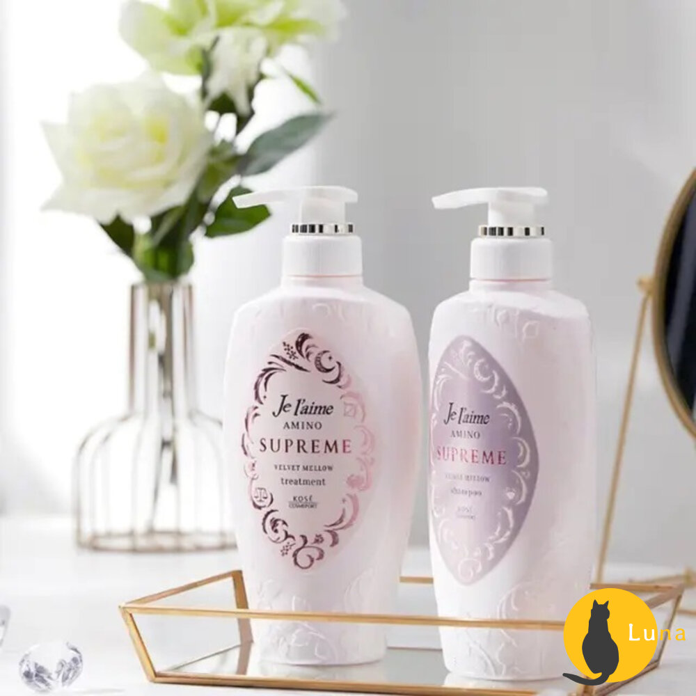 KOSE JE L'AIME 爵戀 極致氨基酸修護 RELAX 洗髮精 護髮乳 高絲 深層潤澤 無矽靈-圖片-2