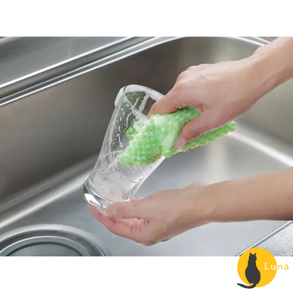 日本境內 MAMEITA 易起泡式 菜瓜布 洗碗布 海綿 廚房 洗碗海綿-圖片-6