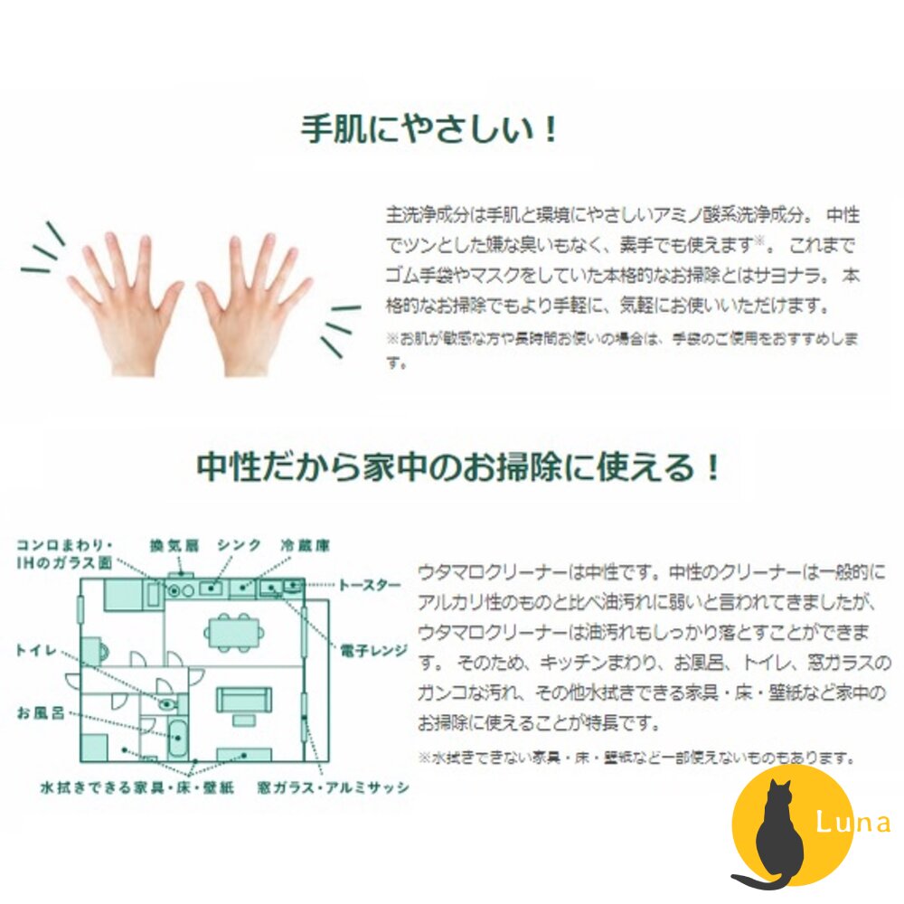 【現貨】日本 utamaro 東邦 歌磨 萬用 清潔劑 濃縮 洗碗精 廚房 家事清潔劑 除菌 消臭 去汙-圖片-5