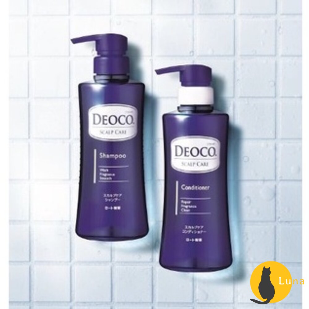 日本ROHTO樂敦DEOCO蜜桃般少女香洗髮精潤髮乳白泥淨味去除體味汗味加齡臭