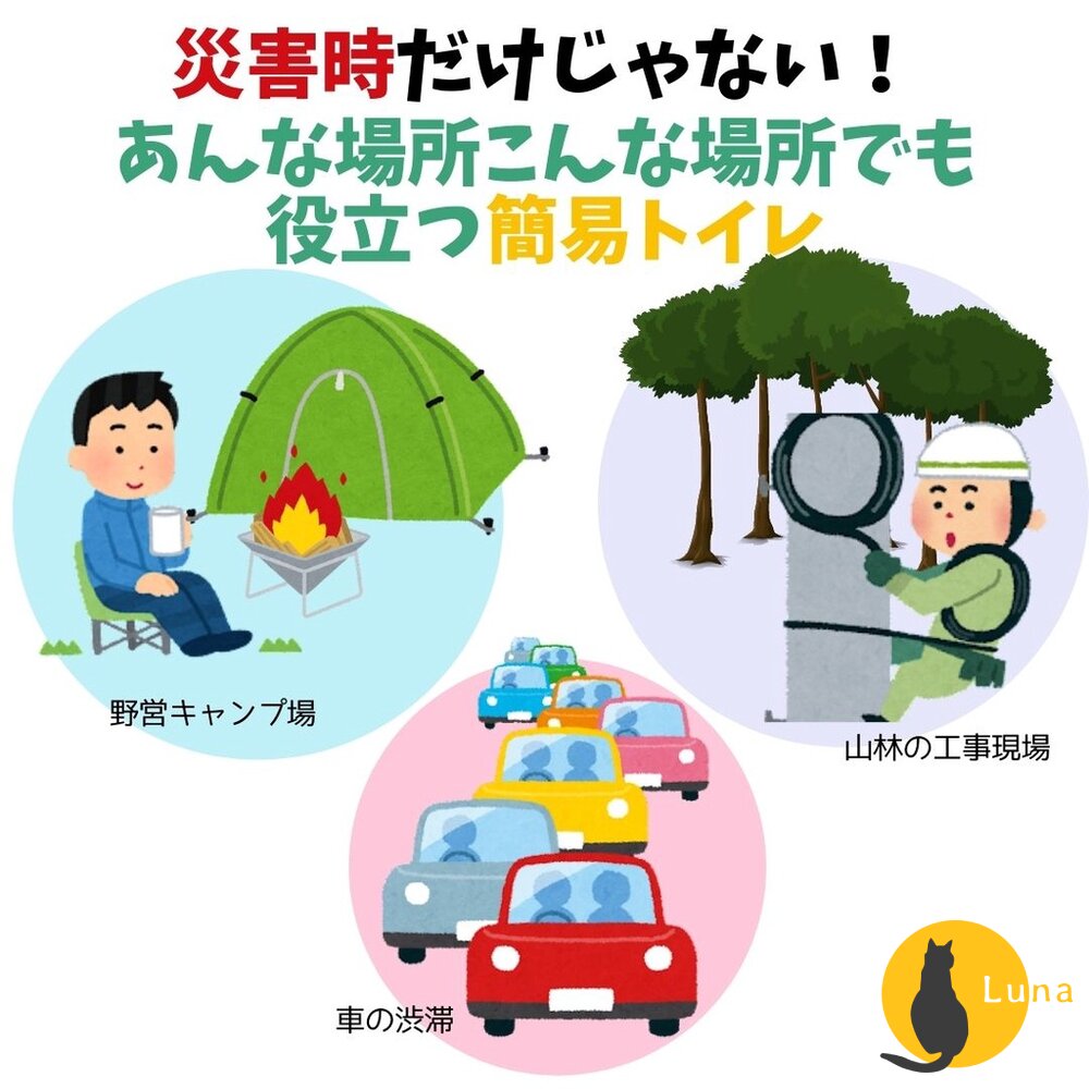 小久保 緊急簡易廁所 拋棄式 馬桶 攜帶 露營 避難 停水 停電 日本製 KOKUBO-圖片-3