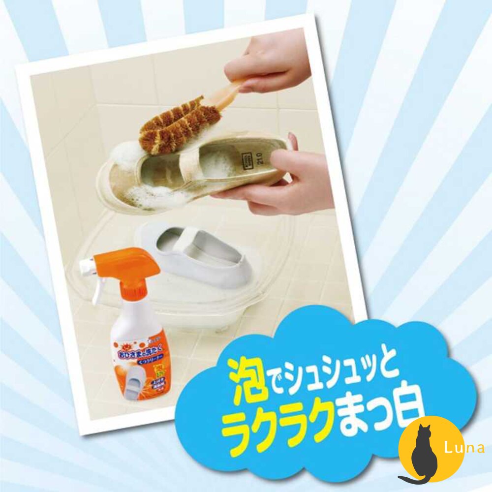 日本 ST 雞仔牌 鞋類漂白清潔噴霧 泡沫噴霧 布鞋 球鞋 小白鞋 去汙 光漂白-圖片-2