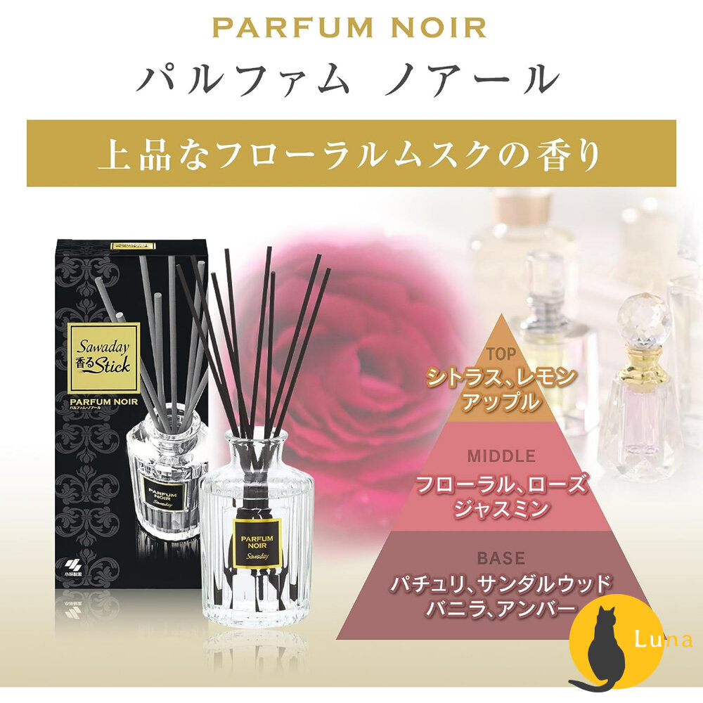 日本製 小林製藥 Sawaday 室內精油香氛 擴香瓶 精油 擴香 芳香劑 70ml 北歐風 療癒寶石-圖片-3