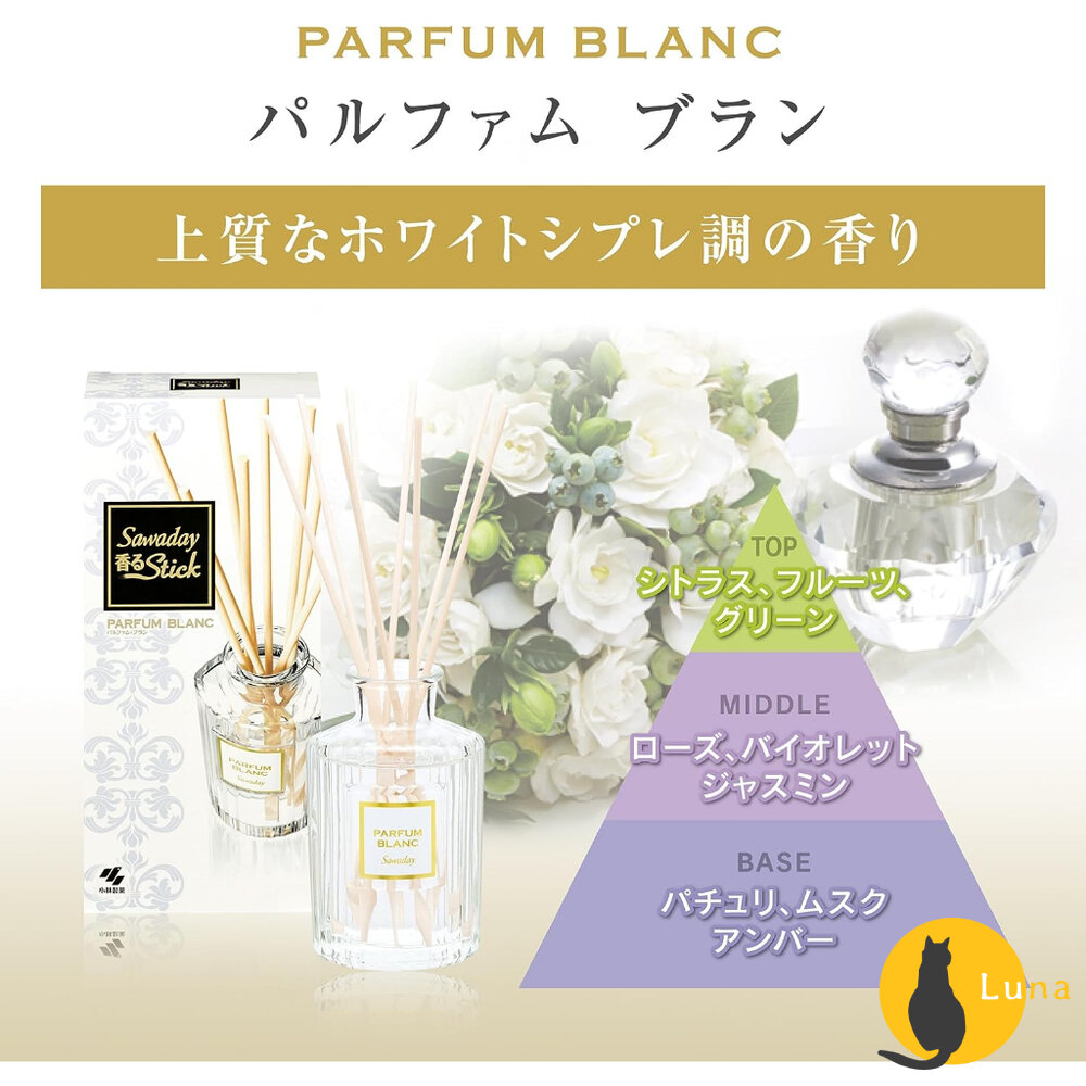 日本製 小林製藥 Sawaday 室內精油香氛 擴香瓶 精油 擴香 芳香劑 70ml 北歐風 療癒寶石-圖片-5