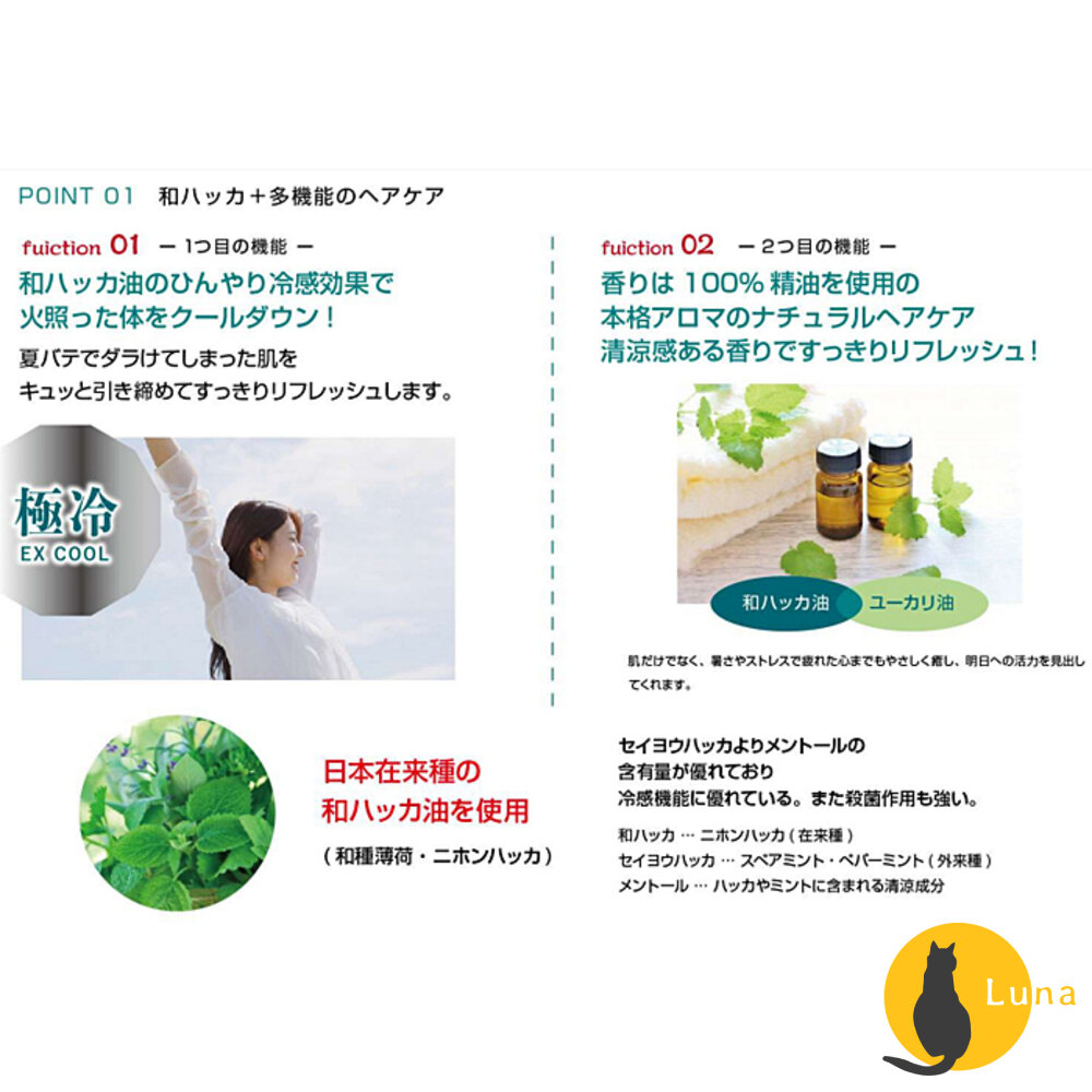 日本 浪蘭堂 ROLAND 潤素肌 薄荷清涼煥活沐浴露 480ml 涼感 薄荷 COOL-圖片-4