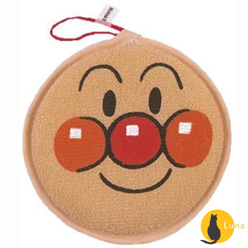 萬代BANDAI日本製麵包超人洗澡海綿Anpanman柔軟舒適洗澡好幫手造型海綿洗澡玩具