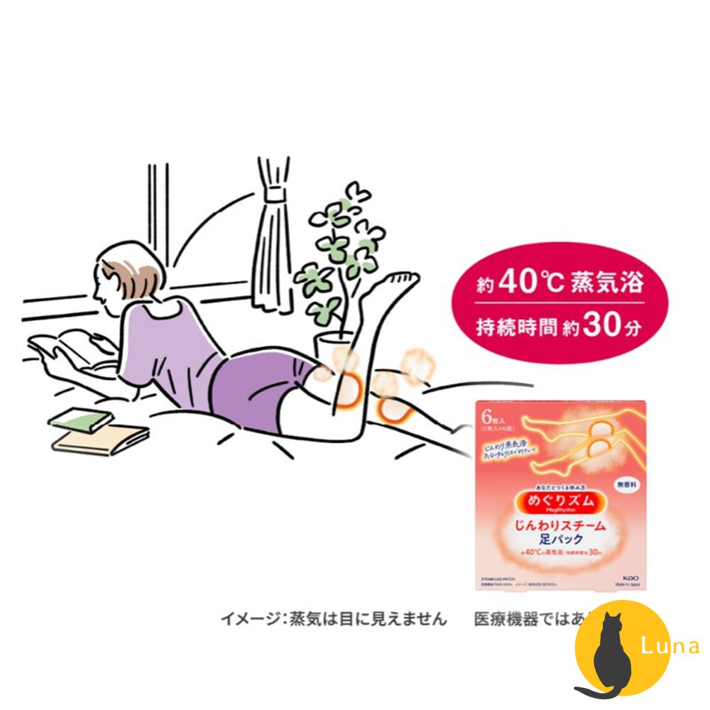 日本境內 花王 KAO 蒸氣溫熱感 碳酸涼感 足貼 小腿貼 腳底貼 貼片 貼布 舒緩貼-圖片-3