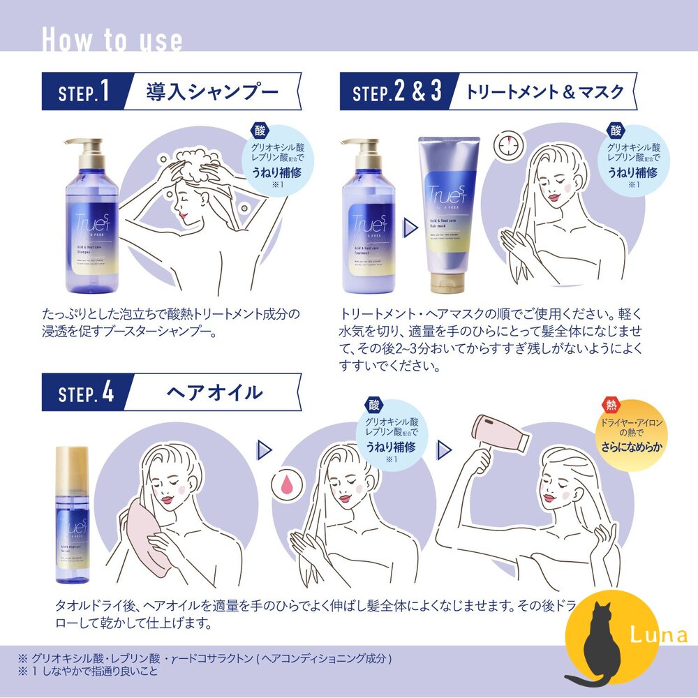 日本 浪蘭堂 ROLAND Truest 沙龍級 酸熱洗髮精 護髮乳-圖片-8
