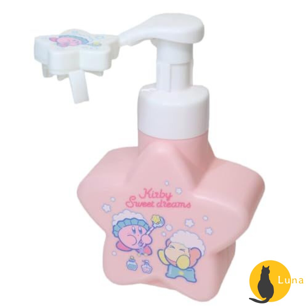 日本 任天堂 mario 超級 瑪利歐 星之卡比 星星造型 洗手慕斯 空瓶 問號磚 馬力歐-圖片-5