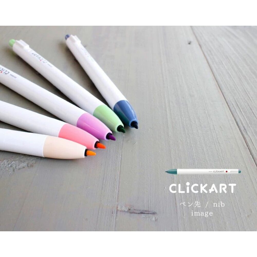 240609140808-單支賣場 斑馬 ZEBRA 按壓式 水性彩色筆 CLiCKART WYSS22 日本文具