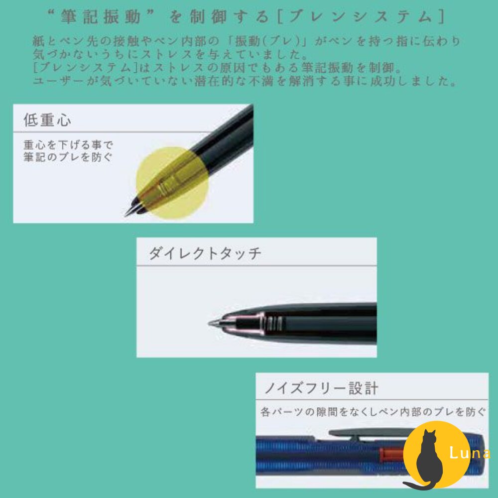 斑馬 ZEBRA bLen 3C 防震舒寫按壓式原子筆 油性 0.5 0.7 替芯 筆芯 BAS88 RNC BA88-圖片-6