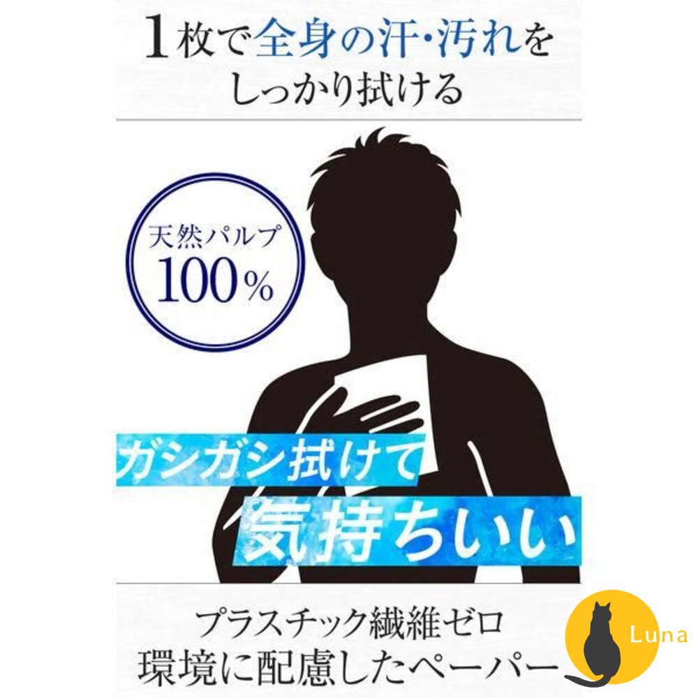 日本境內 GATSBY 曼丹 潔面 體用 涼感 濕紙巾 薄荷 臉用 身體 抗菌 濕巾 MANDOM-圖片-3