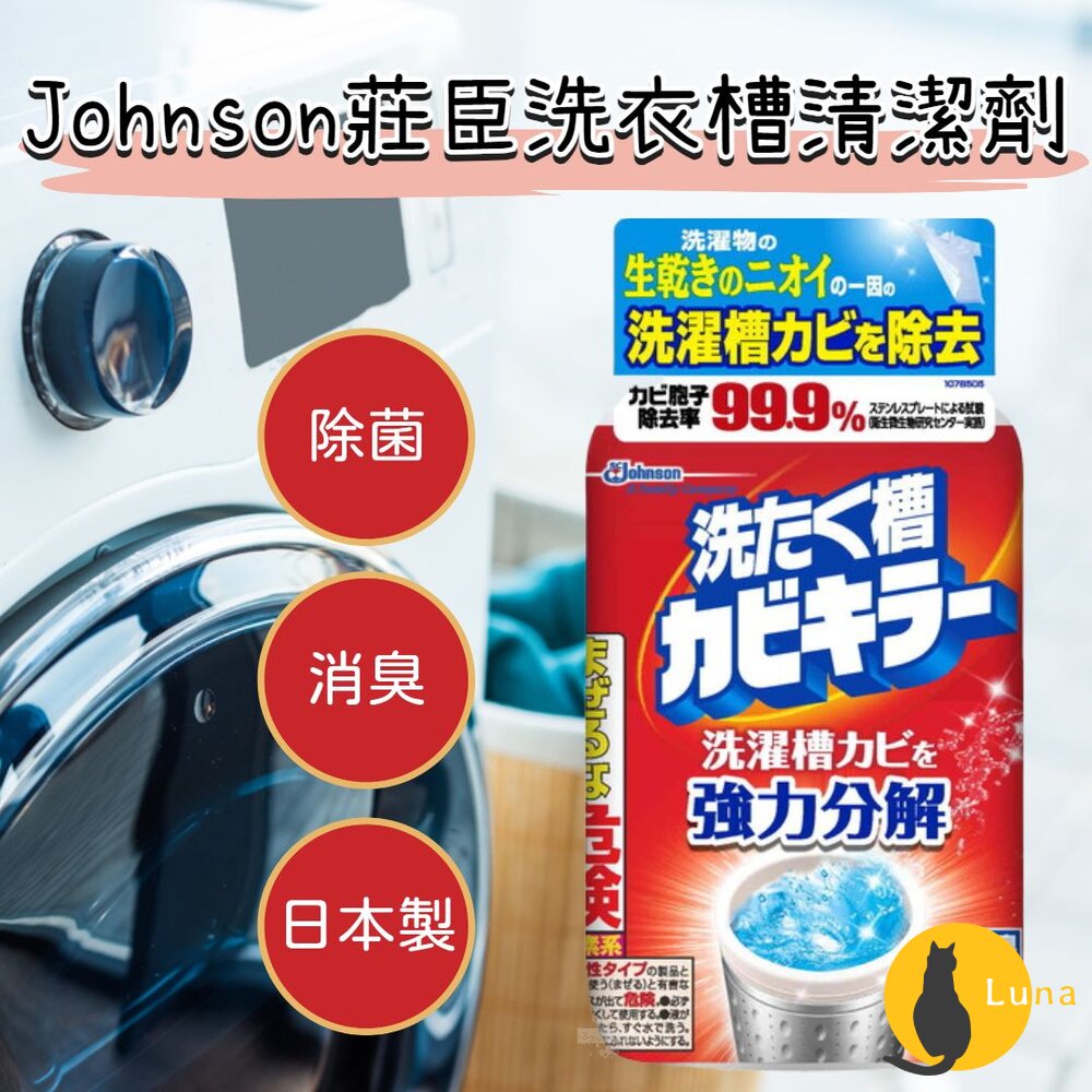 日本原裝 莊臣 SC Johnson 洗衣槽強力清潔劑 550g 除菌 消臭 去汙 洗衣槽殺菌 強力分解-圖片-1