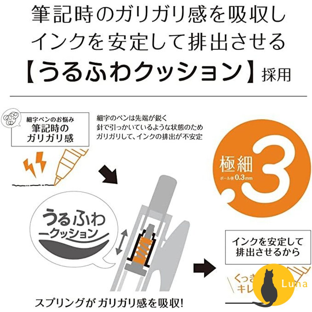 5色組新上架 斑馬 ZEBRA SARASA NANO 0.3 按壓式 極細 鋼珠筆 JJH72 原子筆 中性筆-圖片-8