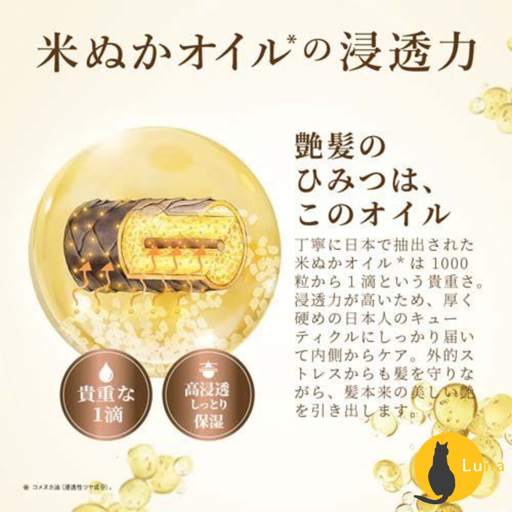 優惠中 日本境內 HAIR RECIPE WANOMI 和之實 和の実 米糠 洗髮精 護髮素 純米瓶 P&G-圖片-4