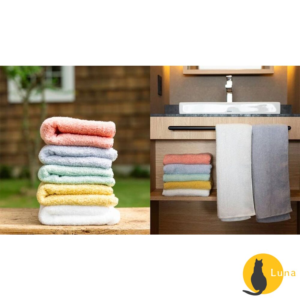 日本製 津OBORO 五倍吸水 抗臭 速吸 純棉 浴巾 毛巾 素肌的微笑 禮品 洗澡浴巾-圖片-9