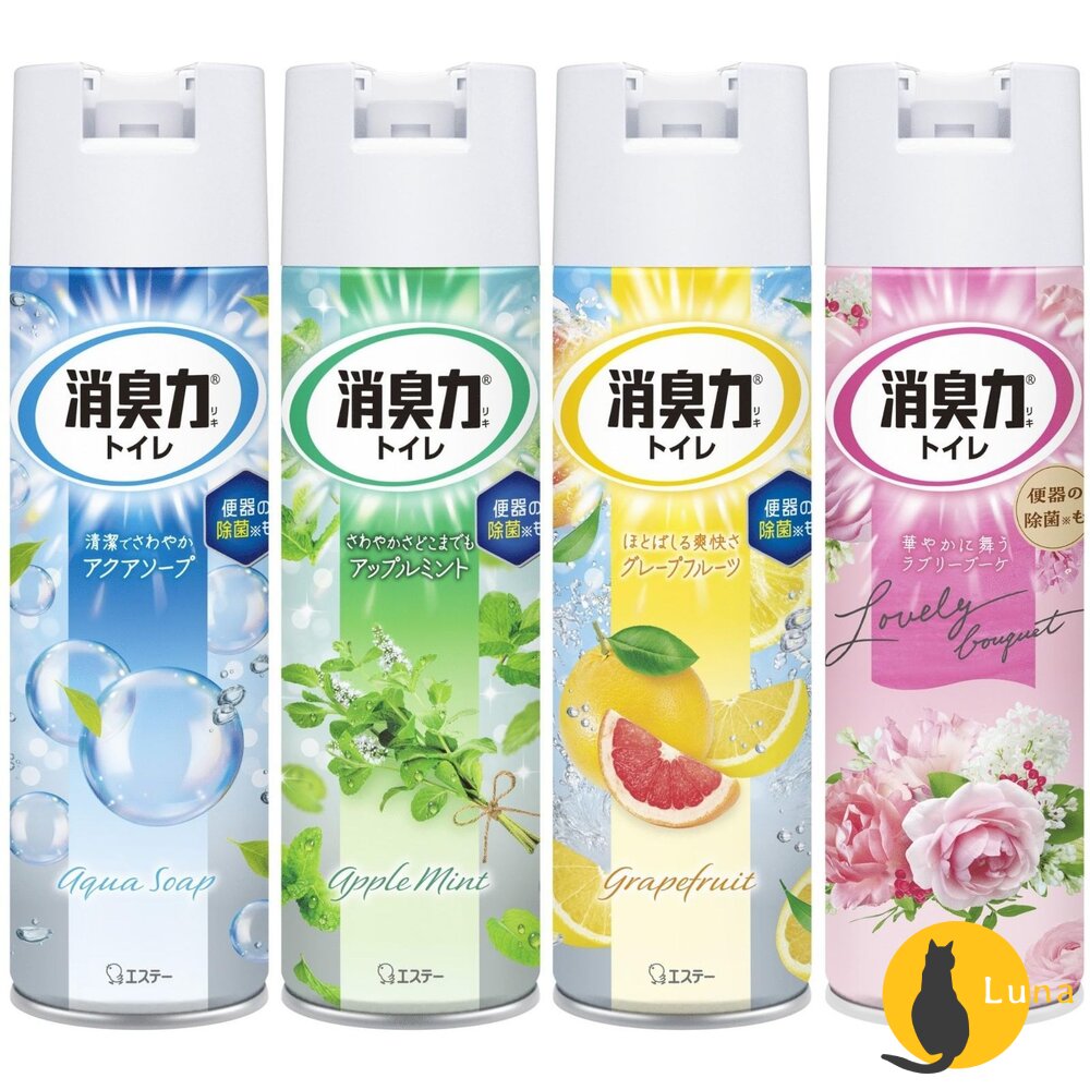 日本ST雞仔牌消臭力浴廁瞬間消臭芳香噴霧香氛除臭消臭365ml