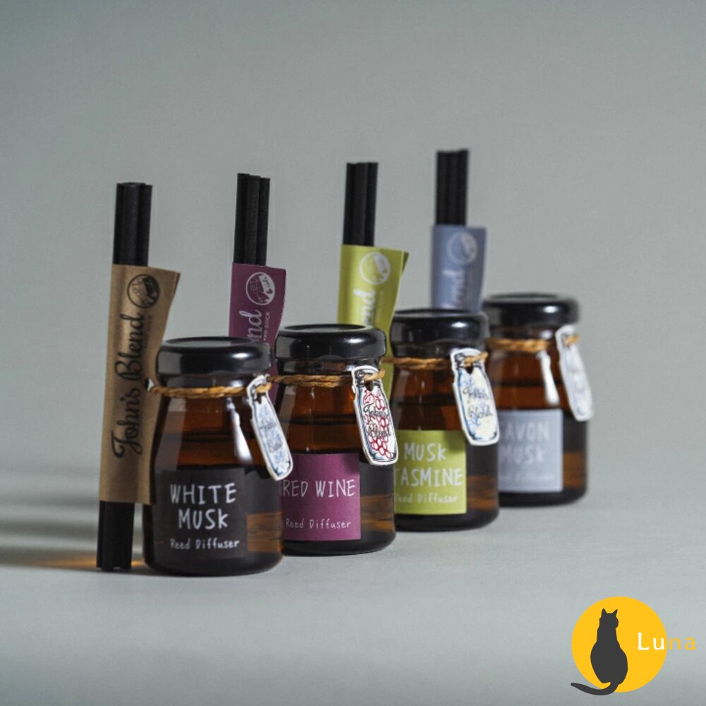 日本境內 John's Blend 居家香氛 擴香瓶 擴香棒 室內芳香 香氛瓶 擴香 藤條 香薰-圖片-1