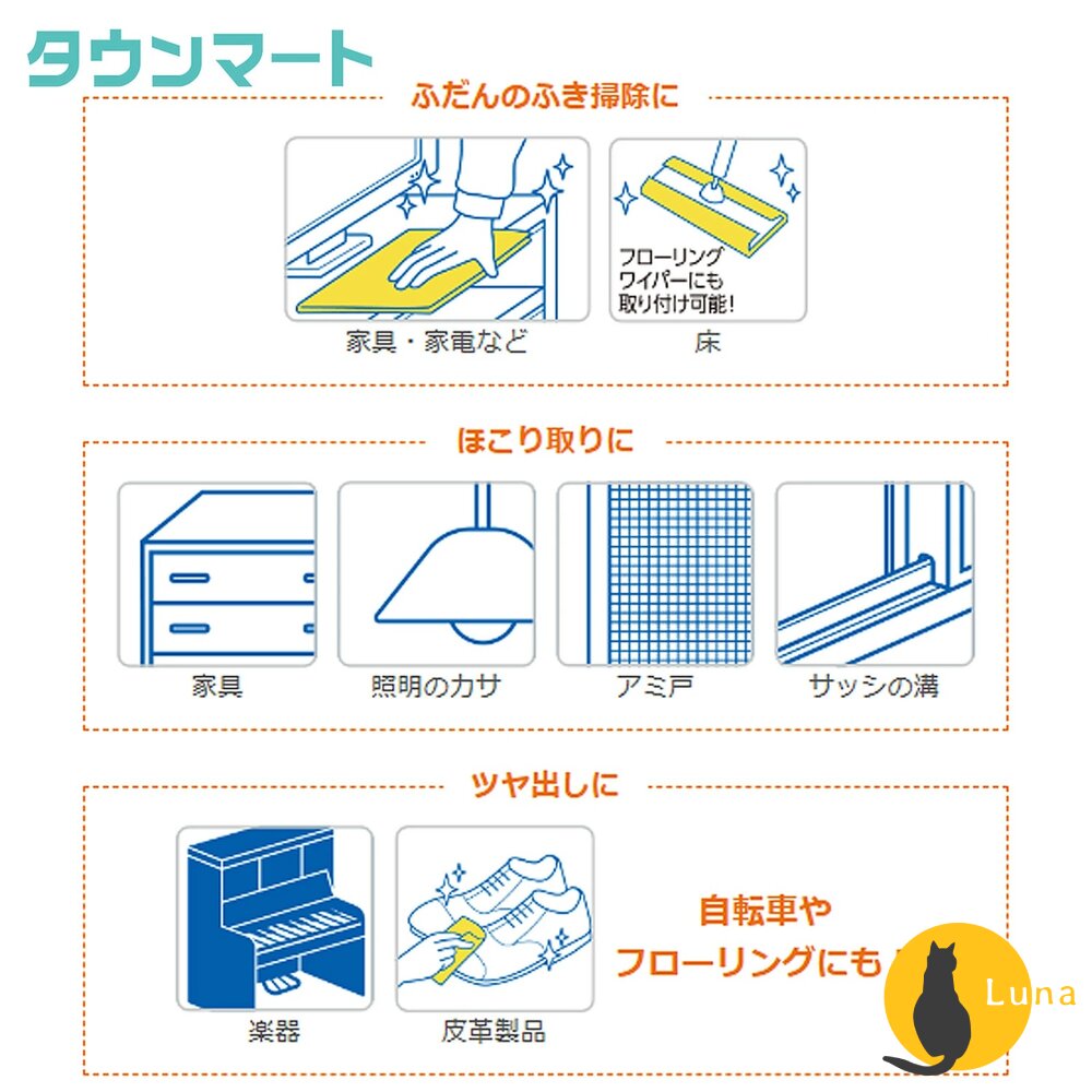 日本 金鳥 KINCHO SASSA 萬用 擦拭布 擦拭巾 雙面 三層 含礦物油 電器 皮革-圖片-7