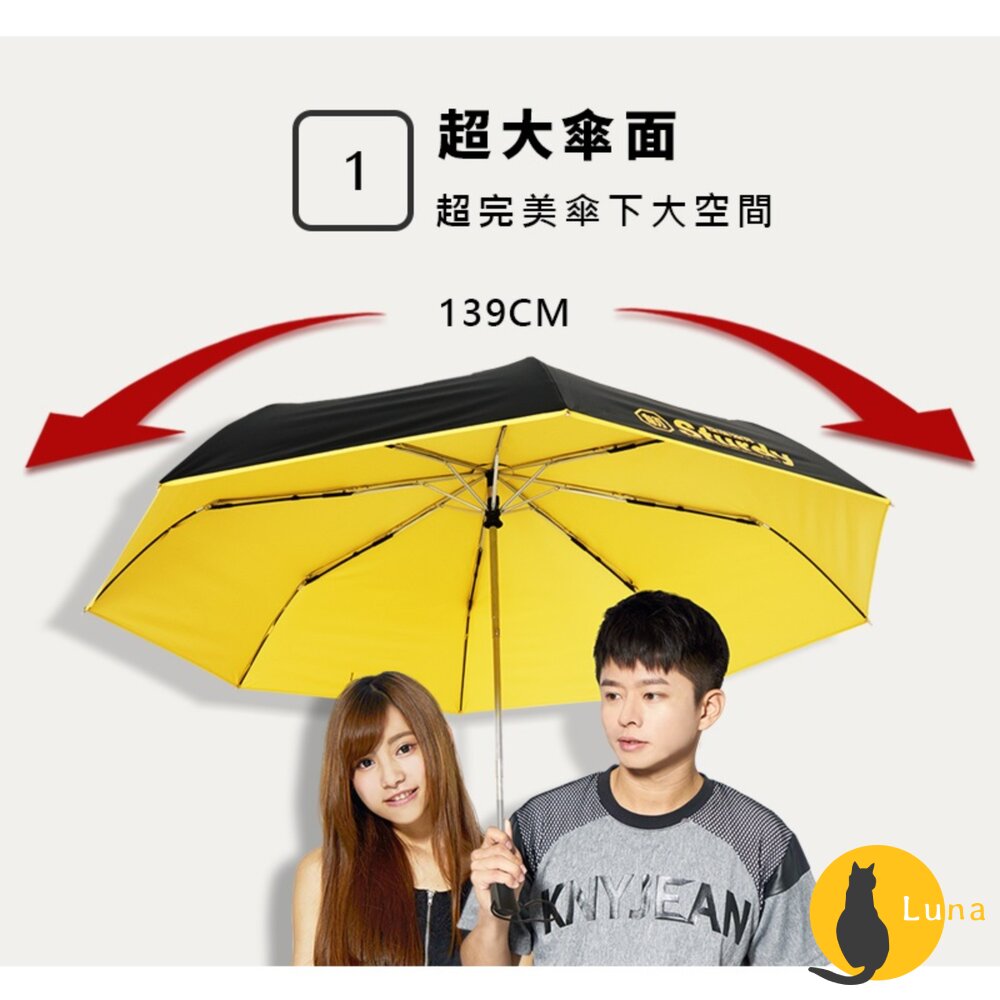 雙龍牌 Sturdy 極度強悍 抗UV 不透光 全自動晴雨傘 超大傘面 防風骨架 雨傘 折傘-圖片-3